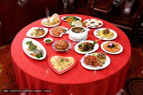 一桌子菜,中國菜系,食品餐飲,攝影素材,匯圖網